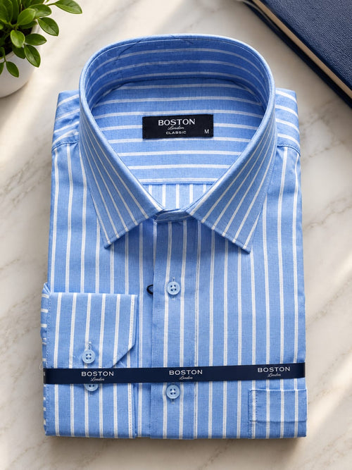 Chemise Boston a rayure